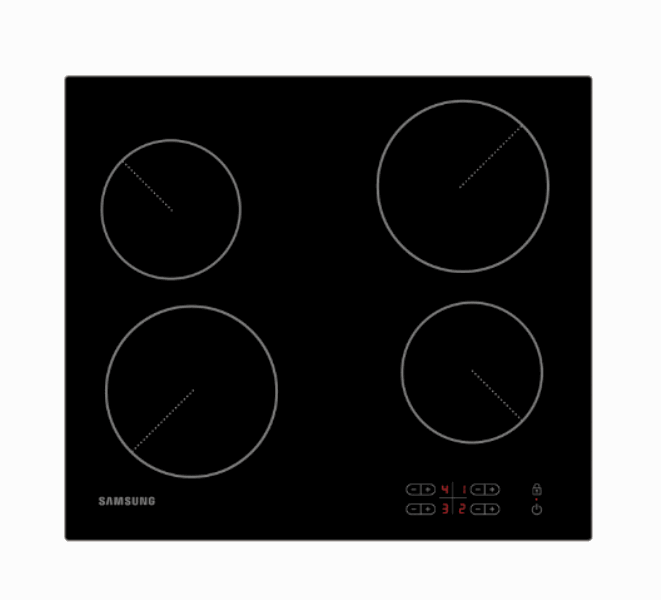SAMSUNG Встраиваемая керамическая плита NZ64T3506AK/WT