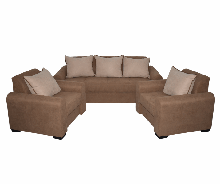 VIVA Sofa set K01 brown (WxDxH-220x90x84/100x90x84)