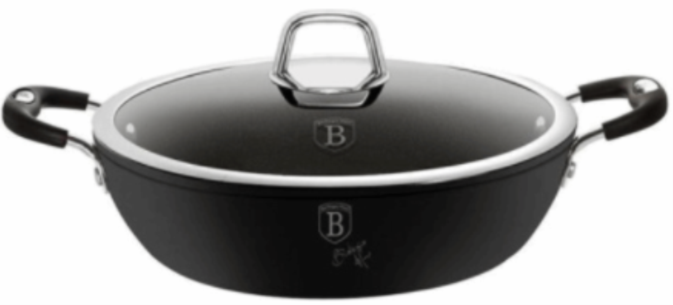 BERLINGER Frypan with Lid
 BH6125 /28x7.5sm/3.8L/