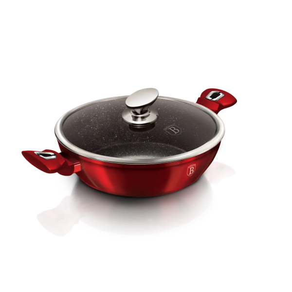 Berlinger Haus Frypan with Lid
 BH7110 (30sm) Burgundy