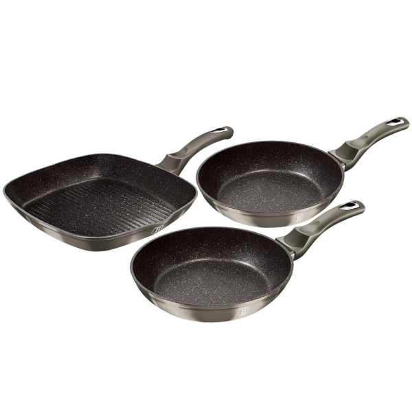 Berlinger Haus Frypan set BH1274NF (20sm/24sm/28sm) Carbon