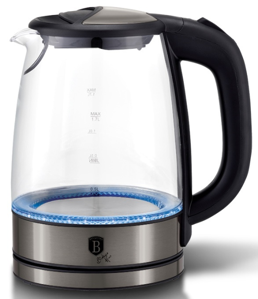 Berlinger Haus Kettle BH9116 (1.7L) Black Silver