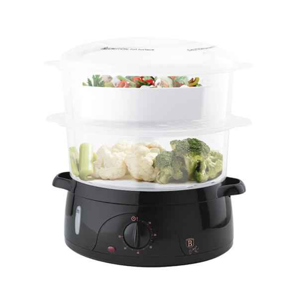 Berlinger Haus FOOD STEAMER BH9378 (6L) Black Rose