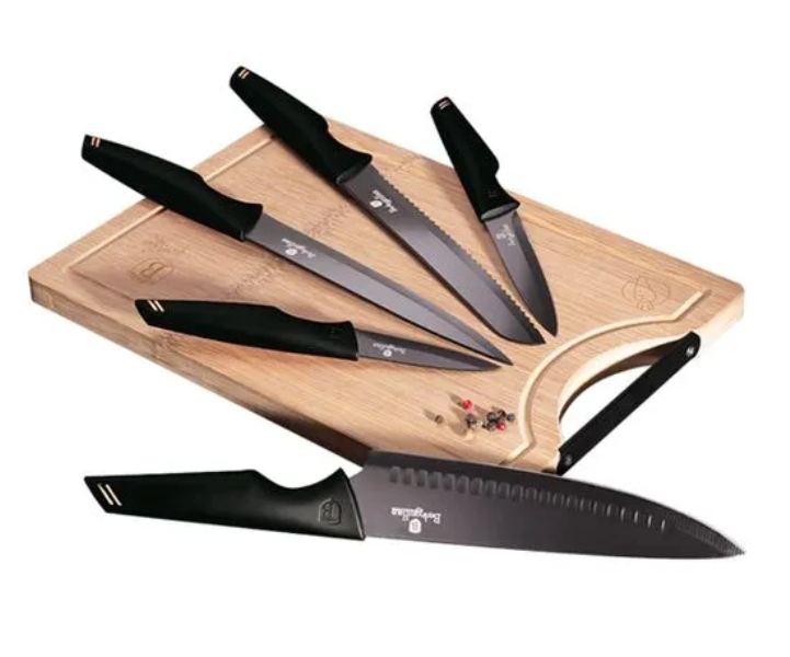 Berlinger Haus KNIFE SET BH2709 Black Silver