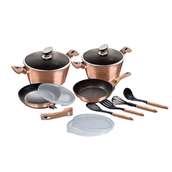 Berlinger Haus Casserole set BH7058 Rose Gold (13pcs)