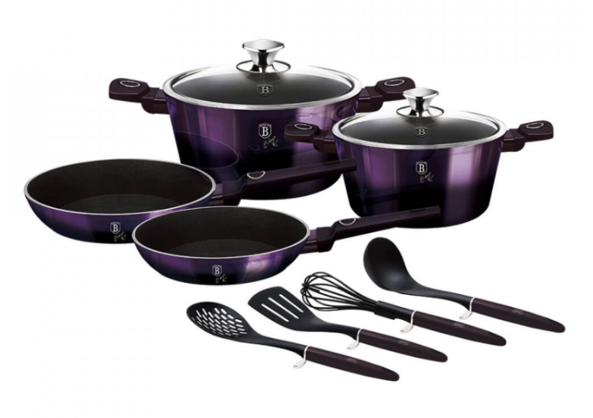 Berlinger Haus Casserole set BH7140 Purple Eclipse (10pcs)