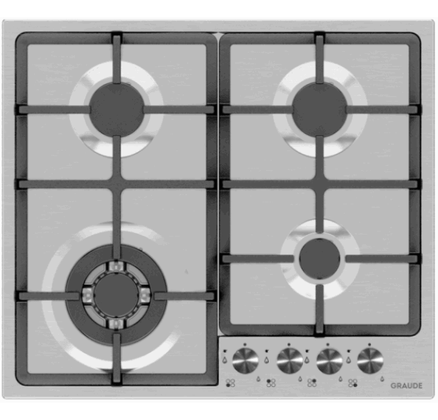 GRAUDE Built-in Hob GS60.2E (Inox)