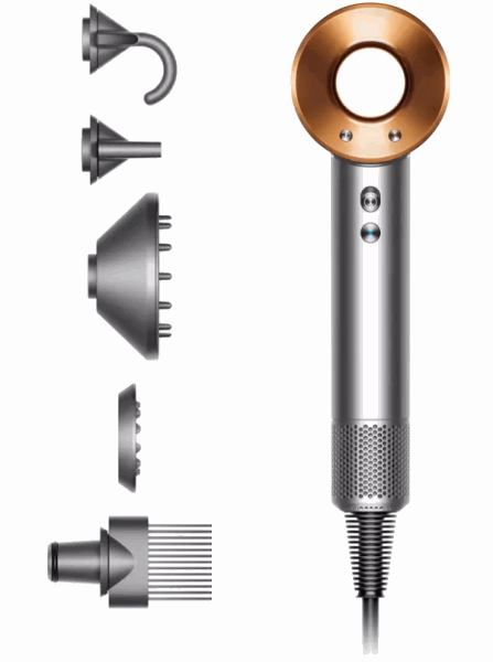 Dyson Hair dryer Dyson HD07 Nickel Copper UK