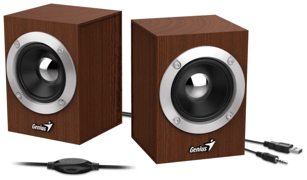 GENIUS Динамик SP-HF280 wood USB