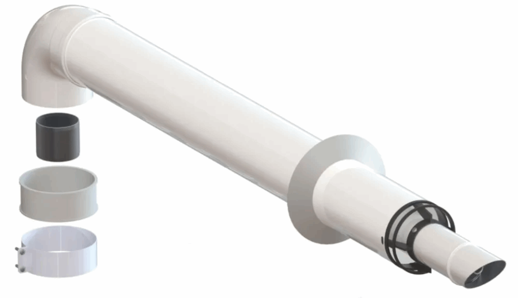 CHAFFOTEAUX Gas boiler flue DN60/100 (L=1000) CONDENSING