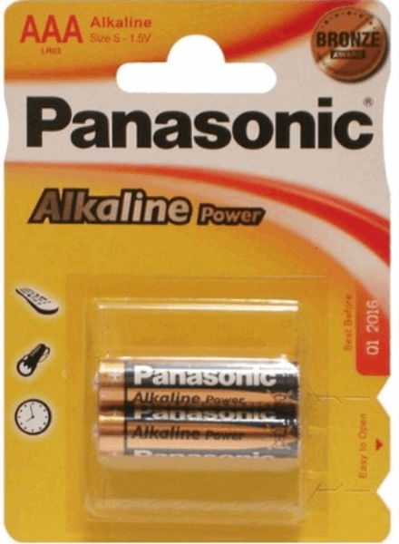 PANASONIC Մարտկոց LR6REB/2BPR (42259) ALKALNE AA 2