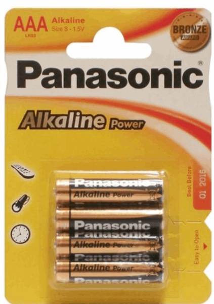 PANASONIC Մարտկոց LR03REB/4BPR (33011) ALKALIN AAA 4