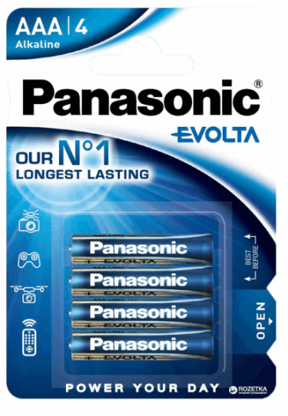 PANASONIC Մարտկոց LR03EGE/4BP (39006) EVOLTA AAA 4