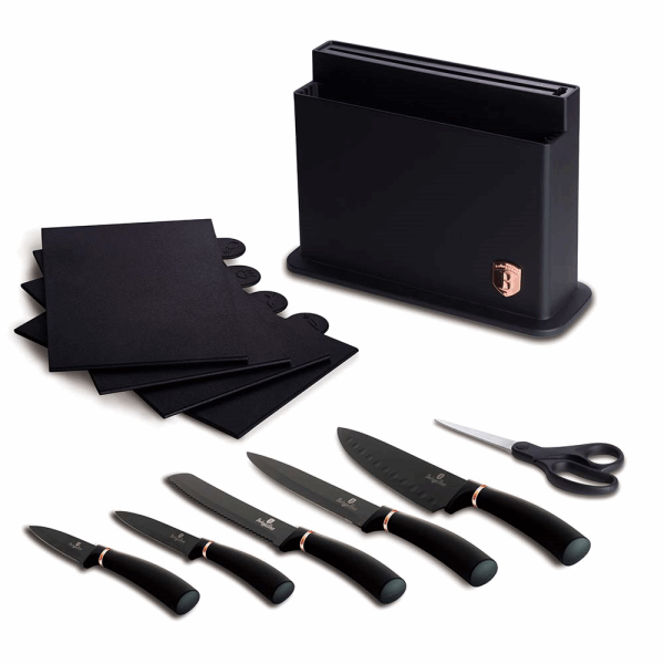 Berlinger Haus KNIFE SET BH2492 Black Silver (11pcs)