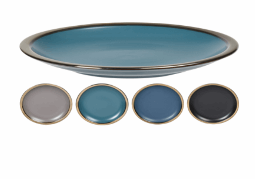 EH dinner plate 005969 Blue