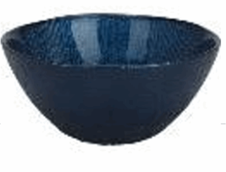 EH Glass salad bowl 046147 (15CM) Blue