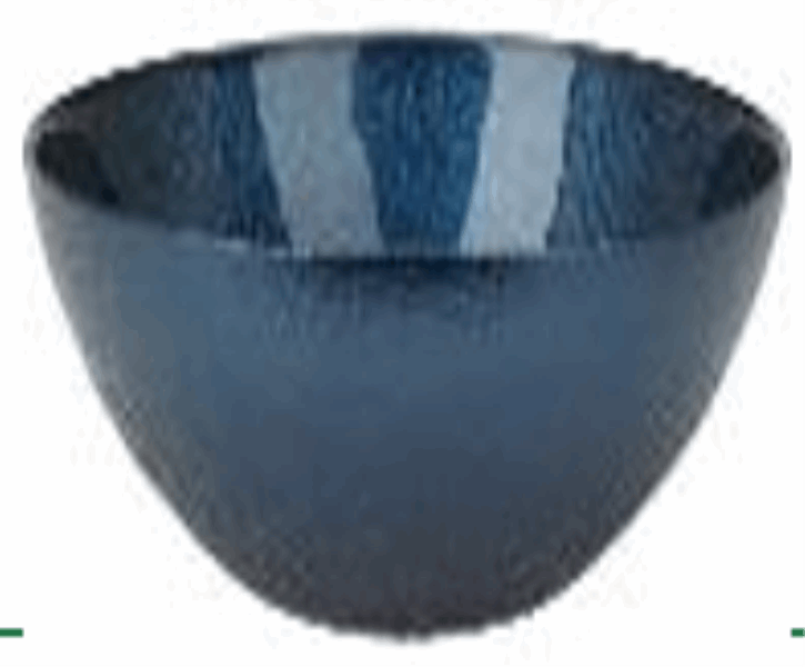 EH Glass salad bowl 046148 (21CM) Blue