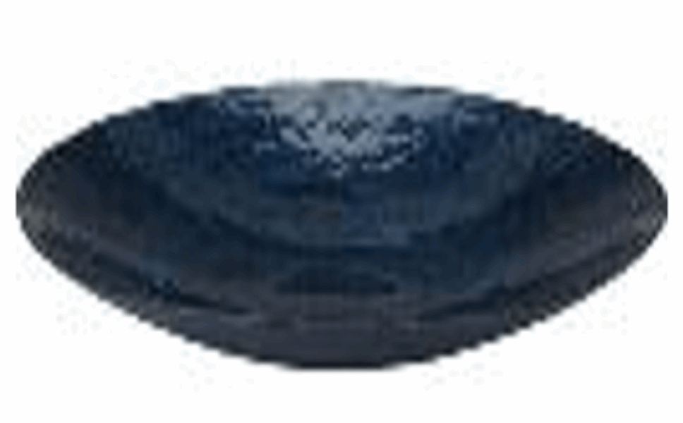 EH Glass salad bowl 046151 (40CM) Blue