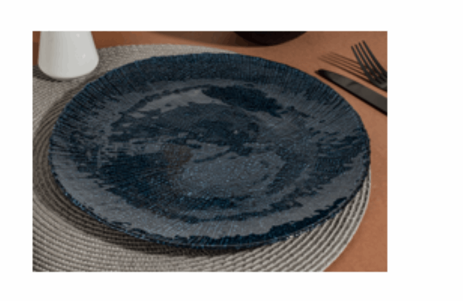 EH PLATE 046153 (28CM) Blue (6pcs)