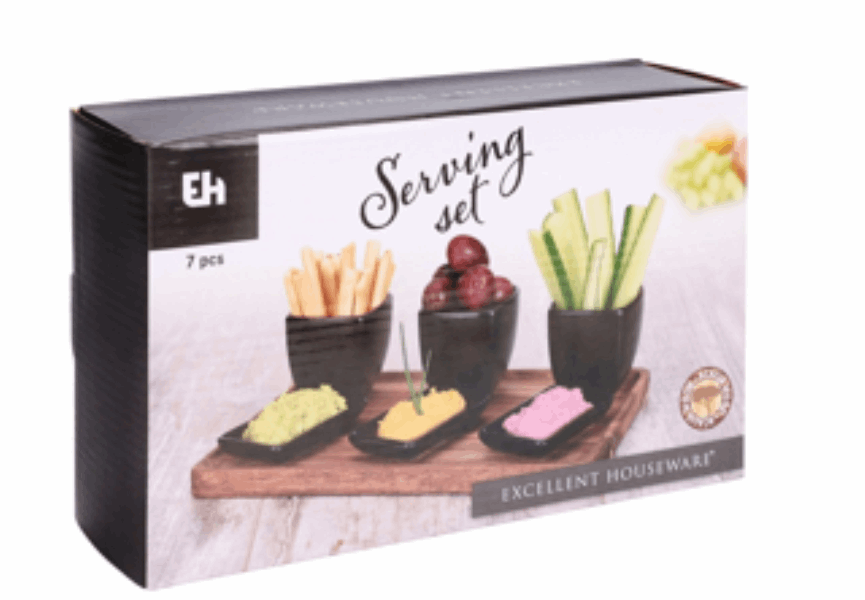 EH Serving set on tray set 036610 (7pcs)