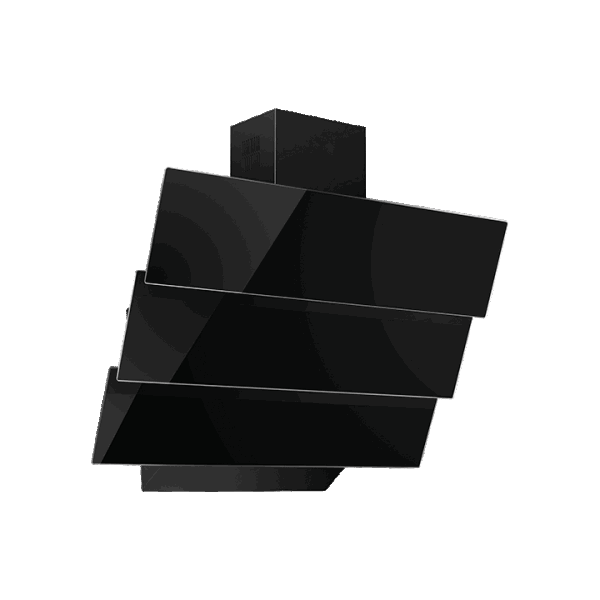 HOFFMANN Cooker hood HH6855 BLACK