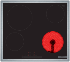 B/I HOB Ceramic BOSCH PKE645BB2E