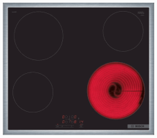 B/I HOB Ceramic BOSCH PKE645BB2E*