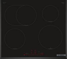 B/I HOB Induct. BOSCH PIF651HC1E