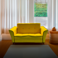 Sofa VIKASS VCF631 yellow (divan-2)