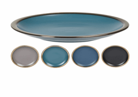 PLATE STONEWARE EH 005969 Black